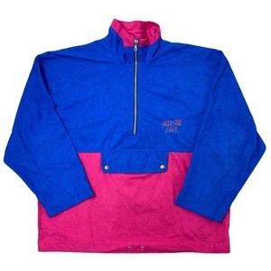 Sreenstoke Park Multicoloured Fleece Jumper Vintage 90s Mens Large - Picture 1 of 5