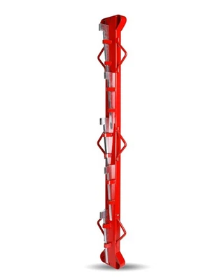 4ft Woven Wire Fence Stretcher Bar (Red) with 5 Wedges  - Image 1 of 4