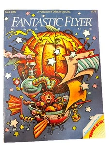 Vintage Lot of 2 FANTASTIC FLYER Magazine Winter, Fall of 1989 Delta Airliners - Bild 1 von 13