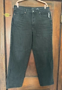 Women's Old Navy Jeans O.G. Straight High Rise Black Size 16 Tall - Picture 1 of 5