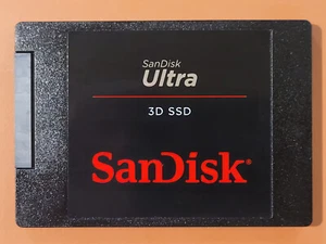 SanDisk Ultra 3D SSD 1TB: SanDisk Model SDSSDH3 - 1T02 1TB (1000MB) SSD Drive - Picture 1 of 3