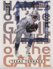 1997 Upper Deck Collector's Choice Names of the Game Jumbos 5x7 Eddie George