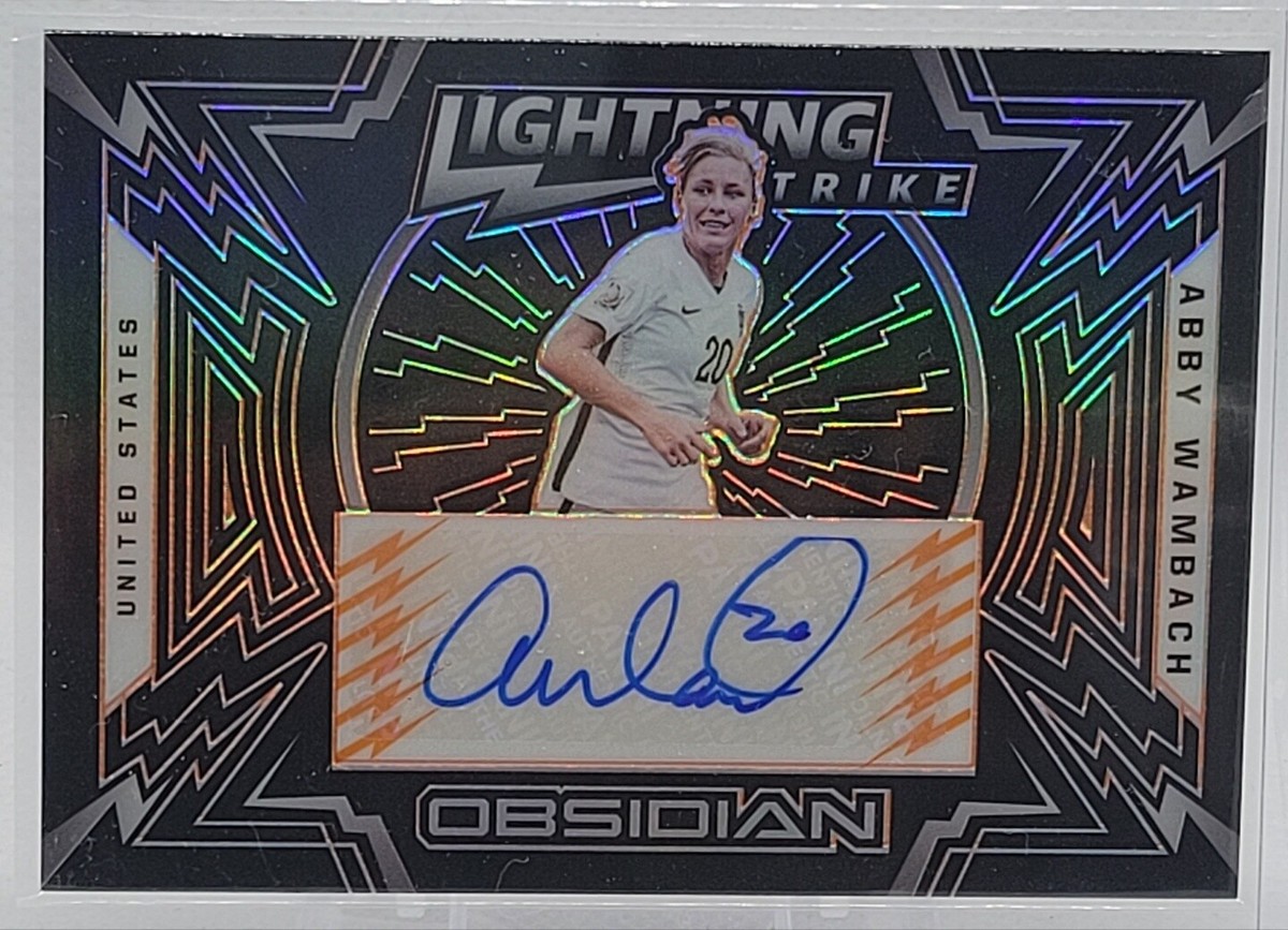 wambach様 2021 Panini Obsidian Jersey Electric Etch /25 Abby Wambach