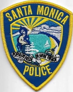CALIFORNIA Santa Monica Police Patch USA Polizei Abzeichen @ LOS ANGELES 10 cm - Bild 1 von 8