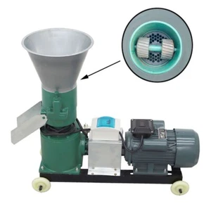 8mm Chicken Feed Machine Pellet Mill Equipment Cornstalk Grinder 220V 4HP - Picture 1 of 24