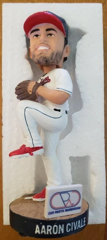 AARON CIVALE BOBBLEHEAD Cleveland Guardians NIB Cover