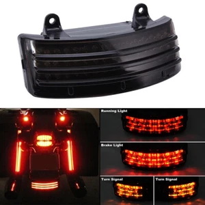 Tri-Bar Fender Brake Turn Signal Tail Light For Harley Road Street Glide 2014-20 - Picture 1 of 12