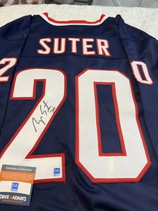 RYAN SUTER SIGNED JERSEY W/COA - Picture 1 of 6