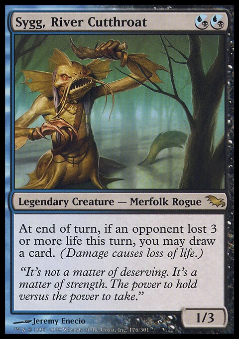 Sygg, River Cutthroat X (1) Shadowmoor EX up to NM _ MTG _ 4RCards - Image 1 of 1
