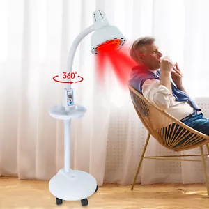 Infrarot Lampe 275w Rotlichtlampe Infrarot-wärmestrahler Mit Ständer Stehlampe - Bild 1 von 17