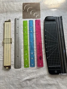 Drafting Ruler Lot Vintage Keuffel Esser Co. Drafting Rule Wescott Pickett Ruler - Picture 1 of 6