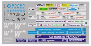 1:87 Decals "Wertkauf / Lotto Toto" Aufkleber Modellbau H0 10x20cm - Bild 1 von 4