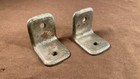 Pair of Vintage Antique Cast Bronze Wood Boat Corner Brackets Wood Boat Parts