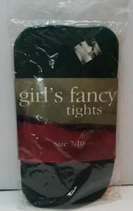 Walmart Girl's Fancy Rights Hunter Green Size 7-10 - Picture 1 of 4