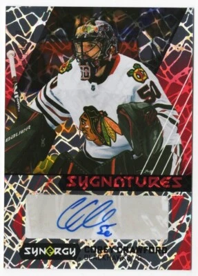 2024-25 Synergy Sygnatures Autograph Red Backcheck #S-CR Corey Crawford 49/49 - Image 1 of 2