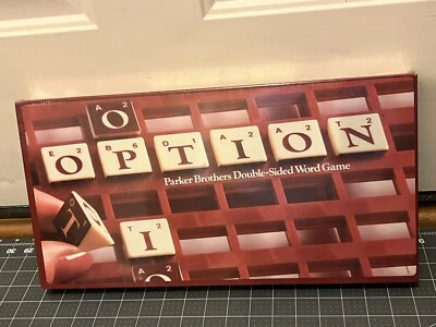Vintage Parker Brothers Option Board Game Double Sided Word Game 1983 SEALED! - Image 1 of 4