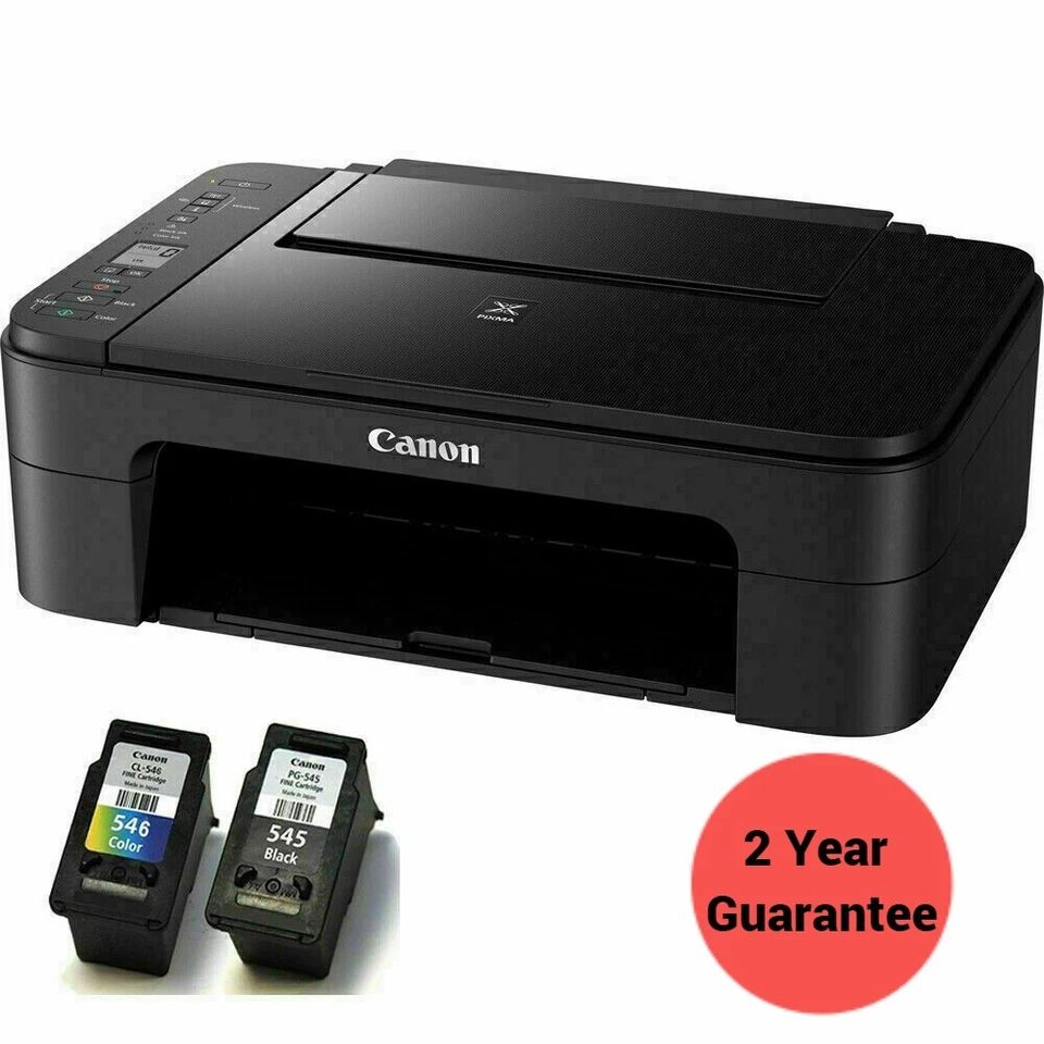 Canon PIXMA TS3350/TS3355 All-in-One Wireless Inkjet Printer Copy Scan & Ink - Image 1 of 1