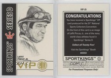2010 Sportkings National Convention VIP Series D Laffit Pincay Jr #VIP-25