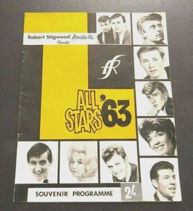 Jet Harris & Tony Meehan  + More -  All Stars '63 Original U.K. Tour Programme