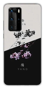 Coque en silicone imprimée compatible Huawei P40 Pro Yin et Yang - Picture 1 of 3