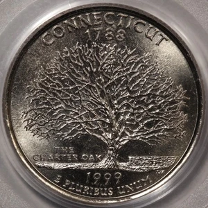 1999-P Connecticut State Quarter PCGS MS-67 - Picture 1 of 4