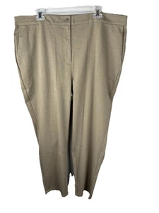 Pantalón al Tobillo Eileen Fisher Targn Algodón Orgánico Cintura Alta Talla 2X NUEVO Bolsillos - Imagen 1 de 8