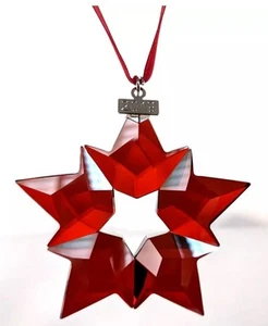 Swarovski 2019 Anual Estrella Navidad ORNAMENTO ROJO 5476021 *¡Genuino Como Nuevo en Caja! - Imagen 1 de 5