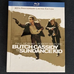 Butch Cassidy Sundance Kid Redford Newman Digibook 40th Blu-ray Pre-Owned Clean - Picture 1 of 8