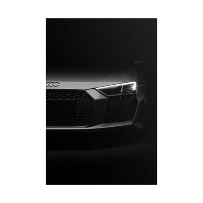 Póster Audi R8 V10 - Impresión de arte de pared de superdeportivo moderno, decoración de garaje Foto 1 de 4
