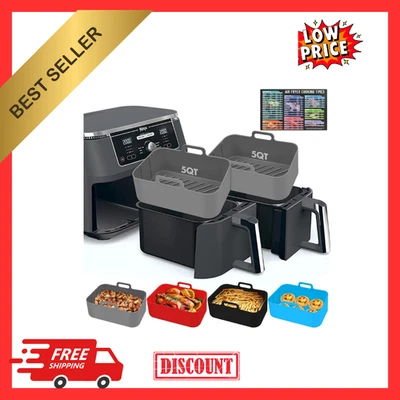 Freidora de aire 10 QT 8,46*5,9 pulgadas (10 QT), DZ401 - gris+negro Foto 1 de 4