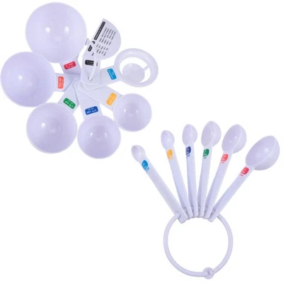 13 Pz 1 Set Misurini Leggeri con Misurazione Cucchiai Strumenti di Cottura Creativi - Immagine 1 di 4