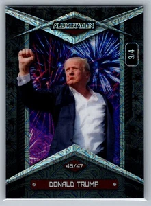 /4 2025 Wild Card - Mojo Fireworks Alumination Donald Trump Bloody Ear - Bild 1 von 2