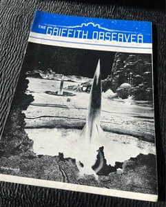 Griffith Observer August 1964 Observatory Vol XXVIII No 8 M. Schwarzschild - Imagen 1 de 3