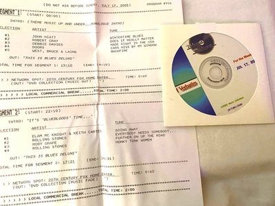 7/17/05 BLUES DELUXE: DOORS, JOHN HAITT, MOBY GRAPE, ROLLING STONES,VAN MORRISON - Image 1 of 2