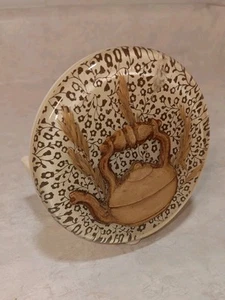 Vtg Resin/Acrylic/Lucite Toothpick Holder with Teapot and Wheat Cottage Store - Picture 1 of 5