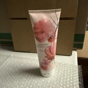 Bath & Body Works Sig. Collection Cherry Blossom Triple Moisture Body Cream 8 Oz - Picture 1 of 8