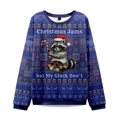 2025 Christmas Jams But Glock Don’t Christmas Ugly Sweater -  Christmas Gift - Image 1 of 4