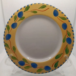 Lot Of 3 Pier 1 Palermo Salad Plates Made In Italy Handpainted 7.75" - Picture 1 of 4