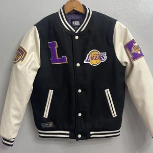 🏀LA Lakers🏀Boys Official NBA Basketball Varsity Letterman Jacket🏀12-13 Years - Picture 1 of 22