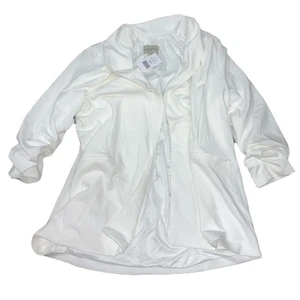 Dakota Blue Women's Crepe Blazer, Color Ivory, Size XL - Picture 1 of 2