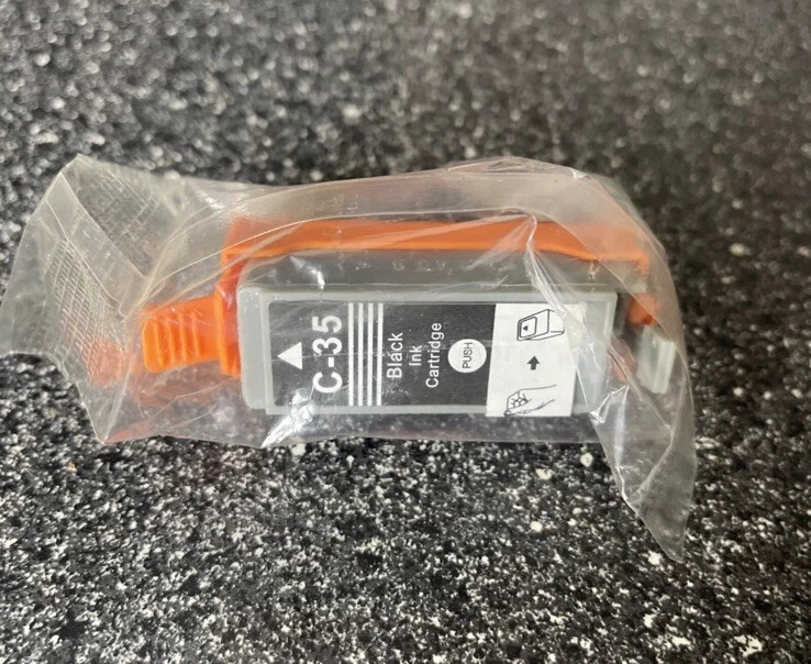 C-35 Black Ink Cartridge Replacement for C-35 Black New Sealed - Image 1 of 1