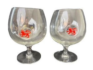 Henkel House of Lords Red Lion Brandy Snifters Set of 2 - Picture 1 of 8