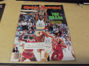 MARCH 1984 SPORTS ILLUSTRATED SAM PERKINS ON COVER--COMPLETE ISSUE - Picture 1 of 1