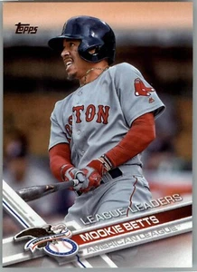 Mookie Betts 2017 Topps - League Leaders #242 - Picture 1 of 2