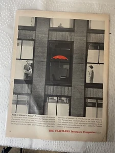 Vintage TRAVELERS INSURANCE COMPANY Ad- LIFE MAGAZINE 12/8/1961 - Picture 1 of 1