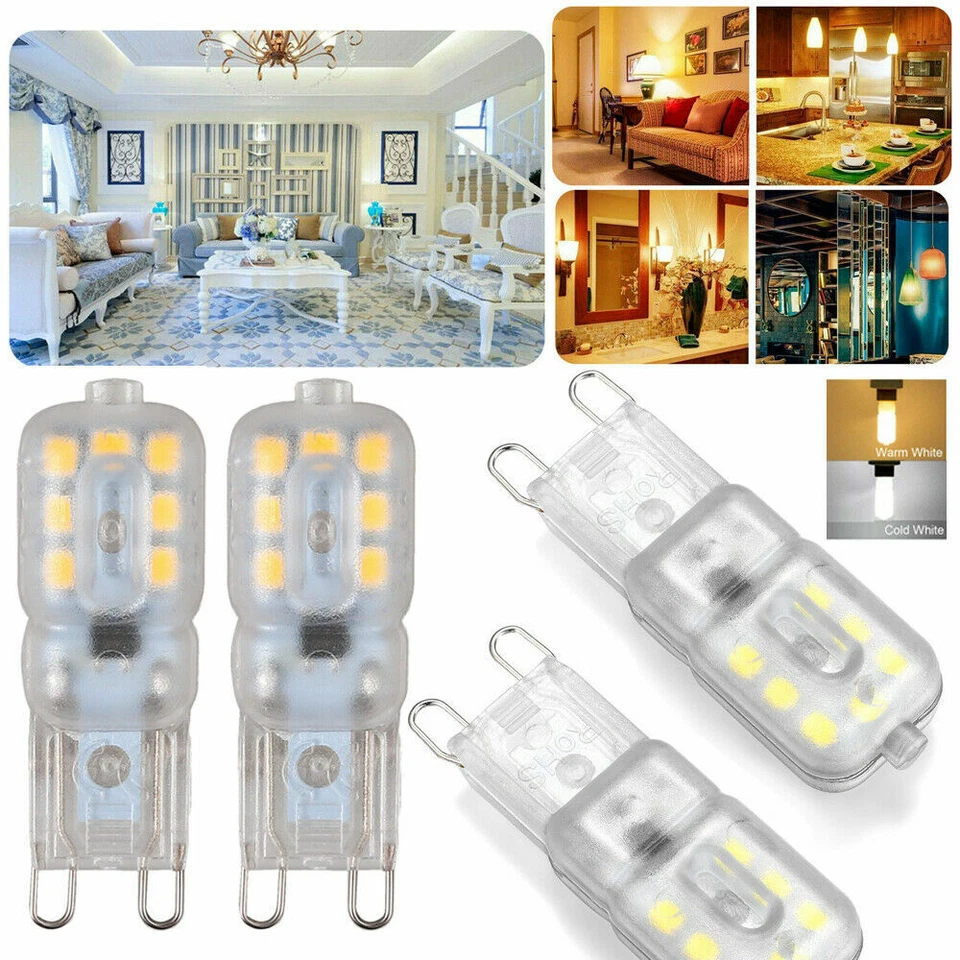 10X G9 3W LED Dimmable Capsule Light Bulb Replace Halogen Lamps AC220-240V White - Image 1 of 4