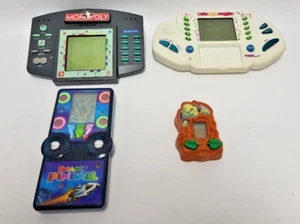 Lot Of 4 Handheld Games Monopoly Price Is Right Shaky Pinball & Shrek Untested. - Picture 1 of 5