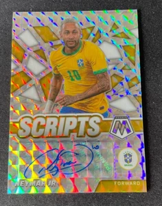 Panini 2022 World Cup Mosaic Brazil Scripts Auto Neymar JR - Picture 1 of 2