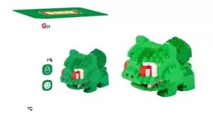 Nano Block Pokémon Bulbasaur Lego Like Building Blocks Toy Collectible Figure - Picture 1 of 3