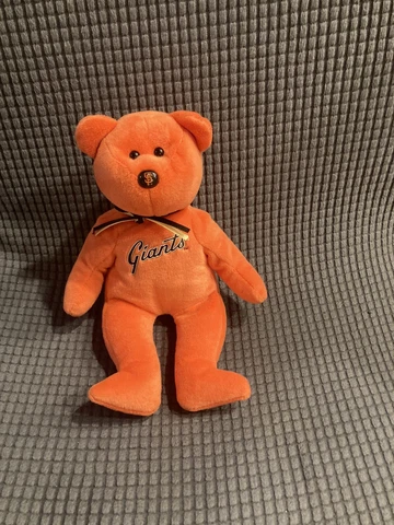 San Franciso Giants Baseball Sports Souvenir Beanie Baby Orange Plush Cover